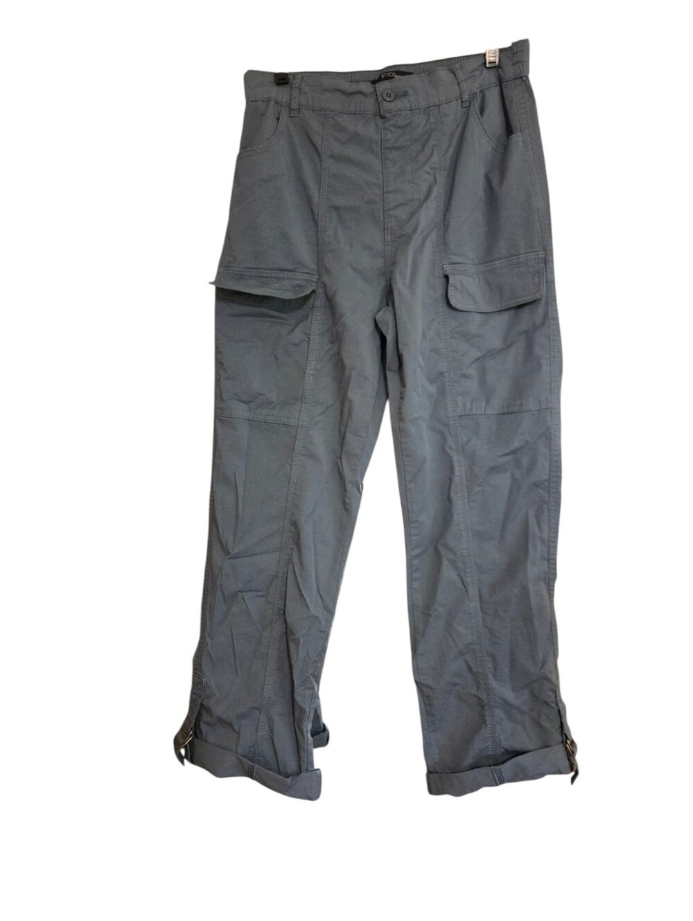 Stitch Star Slate Blue Gray Cargo Pants Utility Size Medium